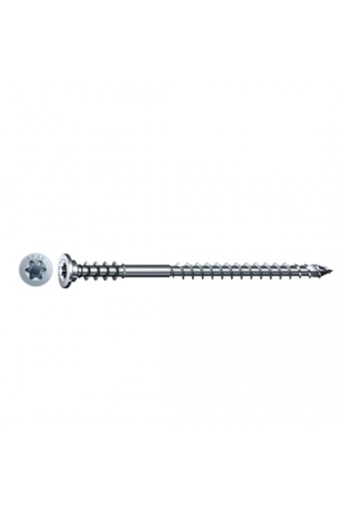 Spax Ayar vidası, 6 x 100mm, 100 Adet, düz başlı, T-STAR plus T30, tespit kanalları, 4KESİCİ, WIROX 