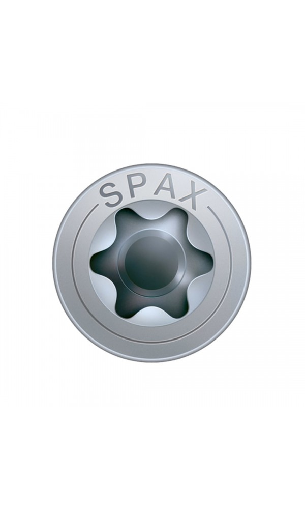Spax Sunta Vidası, Evrensel Vida,  3,5 x 40  mm, 1.000 Adet, Yarım Dişli, Havşa Başlı, T-STAR plus T20, 4KESİCİ UÇlu, WIROX Kaplama