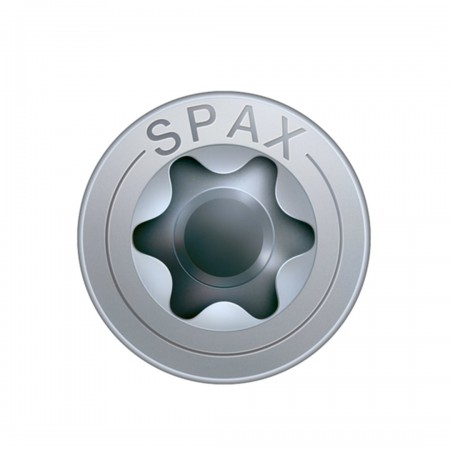 Spax Sunta Vidası, Evrensel Vida, 5 x 40 mm, 500 Adet, Yarım Dişli, Havşa Başlı, T-STAR plus T20, 4KESİCİ UÇlu, WIROX Kaplama