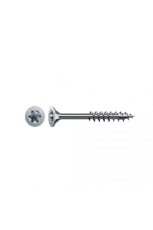 Spax Sunta Vidası, Evrensel Vida, 5 x 120 mm, 200 Adet, Yarım Dişli, Havşa Başlı, T-STAR plus T20, 4KESİCİ UÇlu, WIROX Kaplama