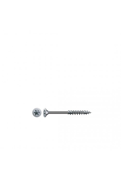 Spax Ahşap Konstrüksiyon Vidası, 8 x 140 mm, 50 Adet, Yarım Dişli, Havşa Başlı, T-STAR plus T40, 4KESİCİ UÇlu, WIROX Kaplama