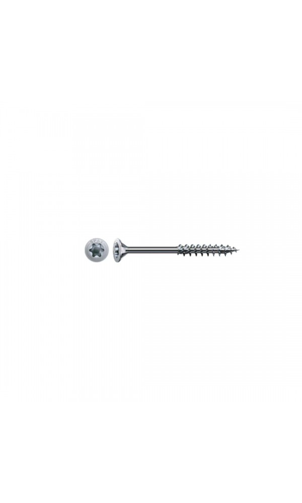Spax Ahşap Konstrüksiyon Vidası, 8 x 260 mm, 50 Adet, Yarım Dişli, Havşa Başlı, T-STAR plus T40, 4KESİCİ UÇlu, WIROX Kaplama