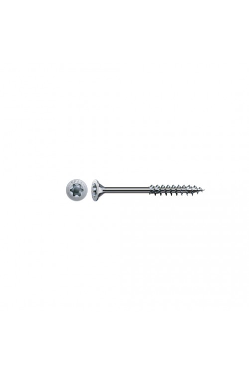 Spax Ahşap Konstrüksiyon Vidası, 8 x 380 mm, 50 Adet, Yarım Dişli, Havşa Başlı, T-STAR plus T40, 4KESİCİ UÇlu, WIROX Kaplama