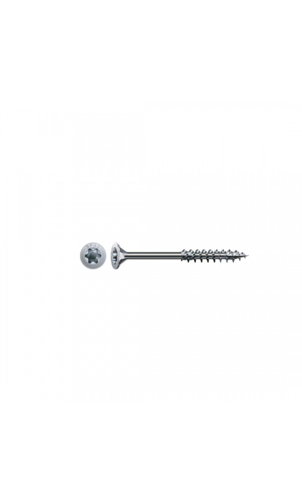 Spax Ahşap Konstrüksiyon Vidası, 8 x 380 mm, 50 Adet, Yarım Dişli, Havşa Başlı, T-STAR plus T40, 4KESİCİ UÇlu, WIROX Kaplama