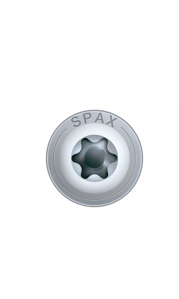Spax Ahşap Konstrüksiyon Vidası, 8 x 450 mm, 50 Adet, Yarım Dişli, Havşa Başlı, T-STAR plus T40, 4KESİCİ UÇlu, WIROX Kaplama