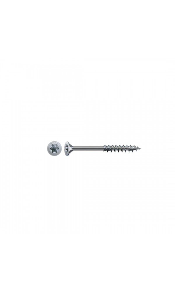 Spax Ahşap Konstrüksiyon Vidası, 8 x 450 mm, 50 Adet, Yarım Dişli, Havşa Başlı, T-STAR plus T40, 4KESİCİ UÇlu, WIROX Kaplama