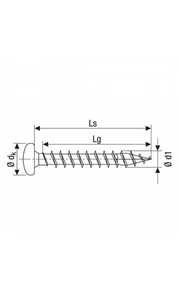 Spax Sunta Vidası, Evrensel Vida 4 x 12 mm, 1.000 Adet, Tam Dişli, Yuvarlak Silindir Başlı, Yıldız Z2, 4KESİCİ UÇlu, WIROX Kaplama