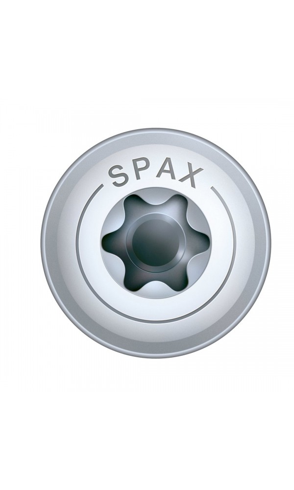 Spax HI.FORCE, 6x40 mm 200 Adet Tam Dişli, Pul Başlı, T-STAR plus, 4KESİCİ UÇlu, WIROX Kaplama, Ø 6 mm Vida Çapı