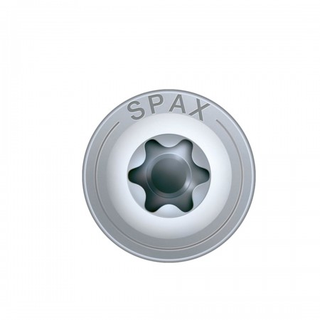 Spax HI.FORCE, 6 x 250 mm, 50 Adet, Yarım Dişli, Pul Başlı, T-STAR plus T30, 4KESİCİ UÇlu, WIROX Kaplama