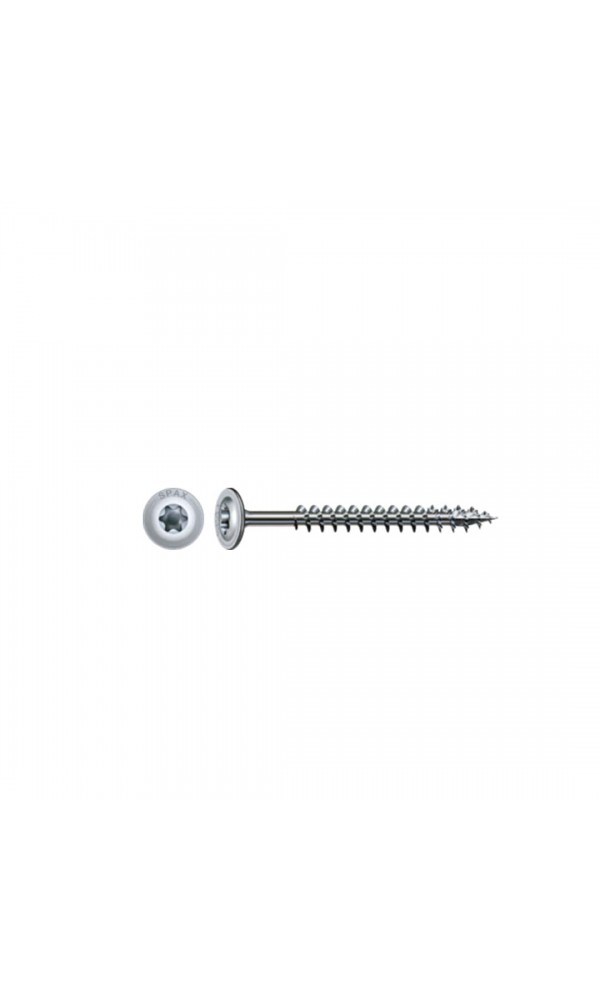 Spax HI.FORCE, 8 x 120 mm, 50 Adet, Tam Dişli, Pul Başlı, T-STAR plus T40, 4KESİCİ UÇlu, WIROX Kaplama