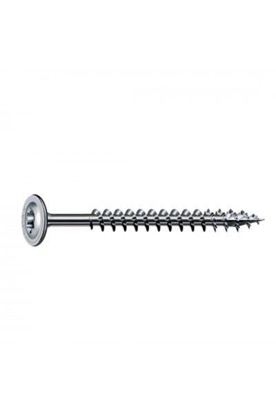 Spax HI.FORCE, 10 x 120 mm, 50 Adet, Yarım Dişli, Pul Başlı, T-STAR plus T30, 4KESİCİ UÇlu, WIROX Kaplama 