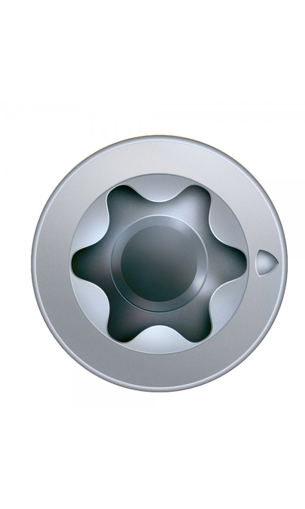 SPAX-M, 4 x 50 mm, 200 Adet, Yarım Dişli, Havşa Başlı, T-STAR plus T20, KESİCİ Uçlu, WIROX Kaplama