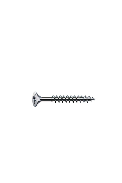 Spax Sunta Vidası, Evrensel Vida, 3,5 x 50 mm, 500 Adet, Tam Dişli, Havşa Başlı, Yıldız Z2, 4KESİCİ UÇlu, WIROX Kaplama