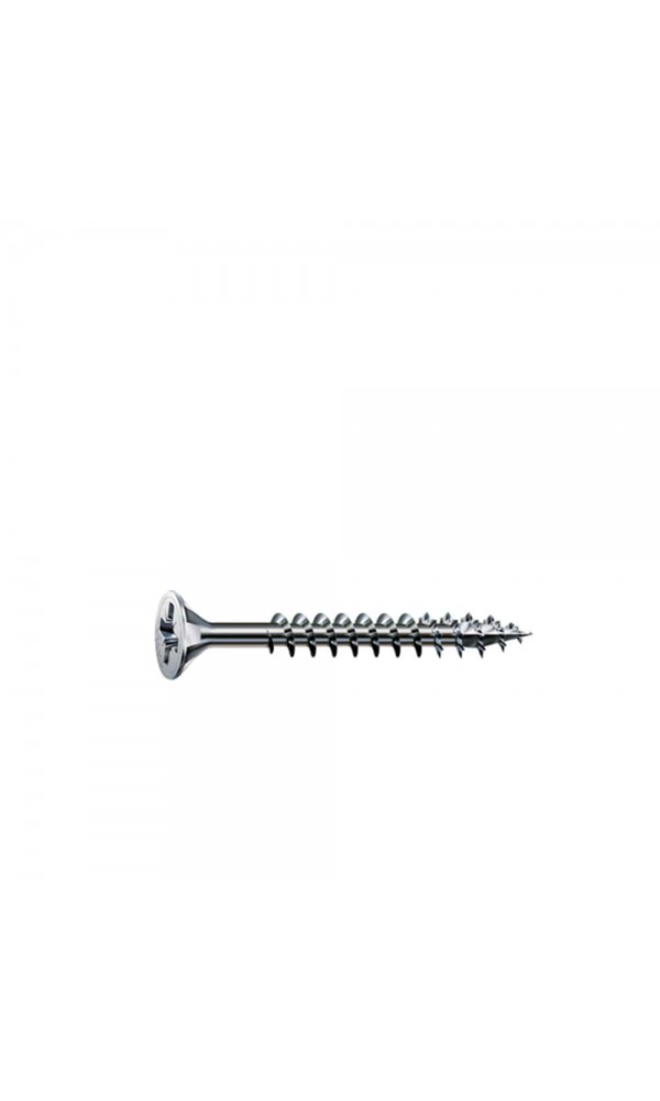 Spax Sunta Vidası, Evrensel Vida,  4 x 60 mm, 500 Adet, Tam Dişli, Havşa Başlı, Yıldız Z2, 4KESİCİ UÇlu, WIROX Kaplama