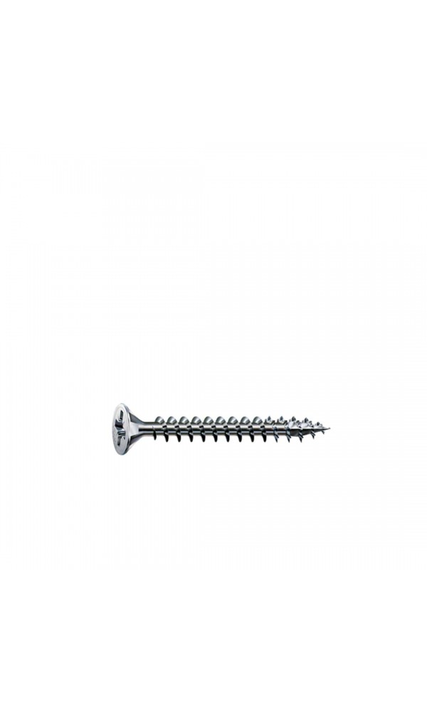 Spax Sunta Vidası, Evrensel Vida,  5 x 60 mm, 500 Adet, Tam Dişli, Havşa Başlı, Yıldız Z2, 4KESİCİ UÇlu, WIROX Kaplama