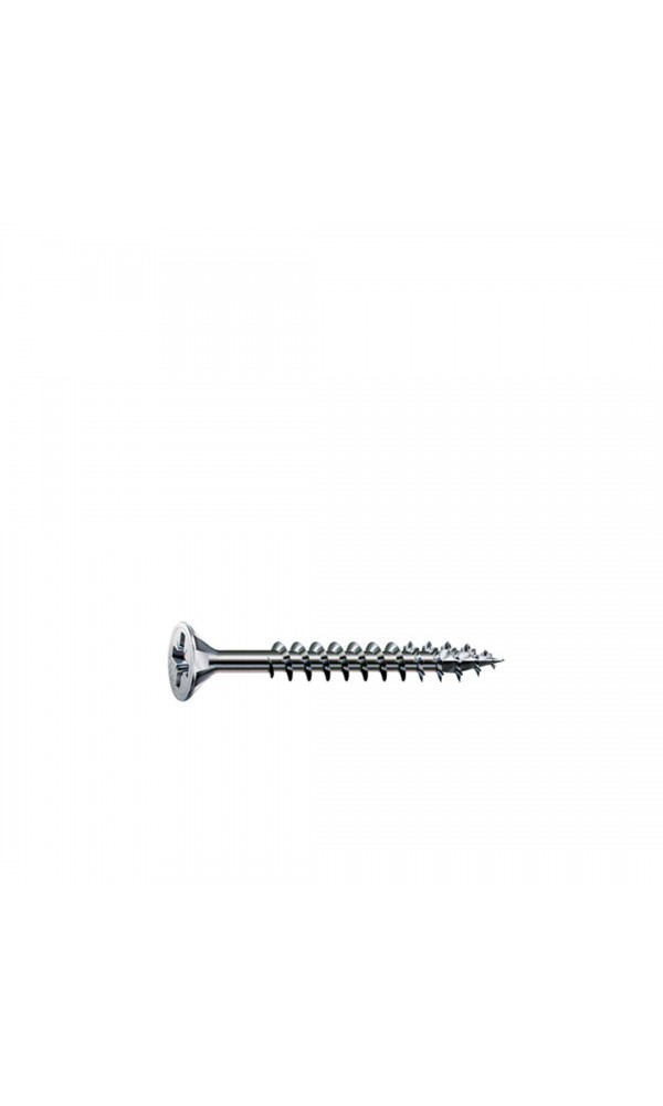 Spax Sunta Vidası, Evrensel Vida, 5 x 80 mm, 200 Adet, Tam Dişli, Havşa Başlı, Yıldız Z2, 4KESİCİ UÇlu, WIROX Kaplama