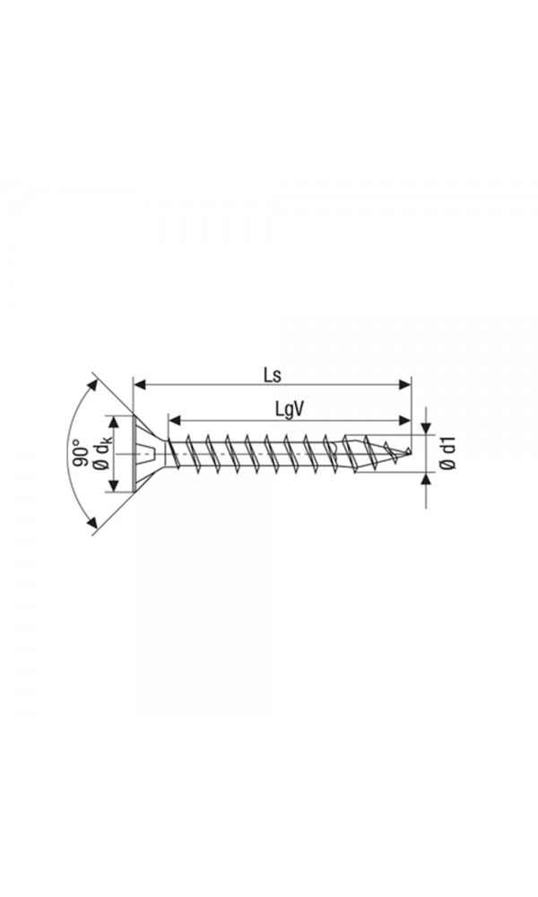 Spax Sunta Vidası, Evrensel Vida, 3,5 x 30 mm, 1.000 Adet, Tam Dişli, Havşa Başlı, Yıldız Z2, 4KESİCİ UÇlu, YELLOX Kaplama 