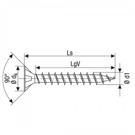 Spax Sunta Vidası, Evrensel Vida, 4 x 16 mm, 1.000 Adet, Tam Dişli, Havşa Başlı, T-STAR plus T20, 4KESİCİ UÇlu, WIROX Kaplama