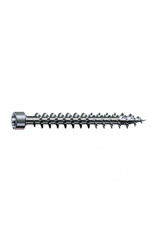 Spax IN.FORCE, 6 x 100 mm, 100 Adet, Tam Dişli, Silindir Başlı, T-STAR plus T30, 4KESİCİ UÇlu, WIROX Kaplama