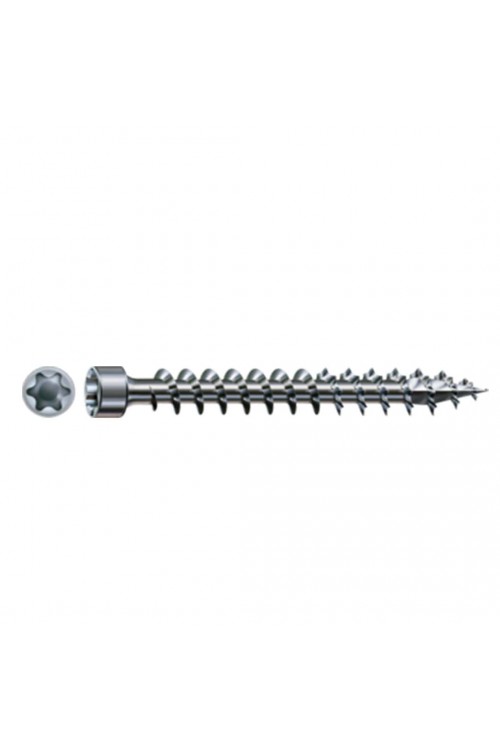 Spax IN.FORCE, 6 x 100 mm, 100 Adet, Tam Dişli, Silindir Başlı, T-STAR plus T30, 4KESİCİ UÇlu, WIROX Kaplama
