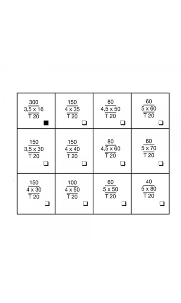 SPAX Büyük Boy Kilitli Vida Çantası, 12 çeşit vida ile, Havşa Başlı, T-STAR plus, 4KESİCİ UÇlu, WIROX Kaplama