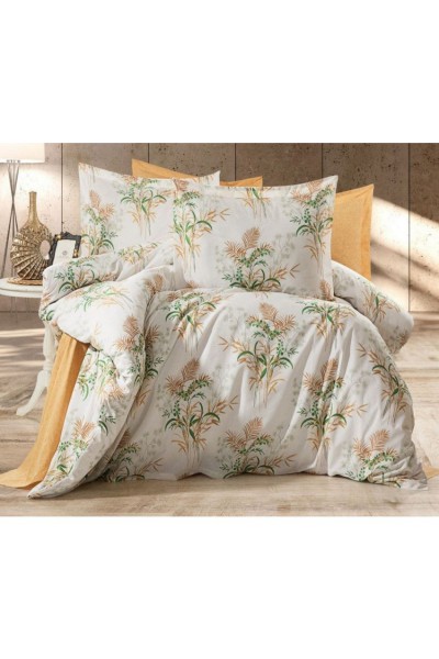 Çift Kişilik Çarşaflı Nevresim Takımı Pamuklu 4 Parça Desenli-Sonbahar Çift Kişilik Çarşaflı Nevresim Takımı Pamuklu 4 Parça Desenli-Sonbahar
