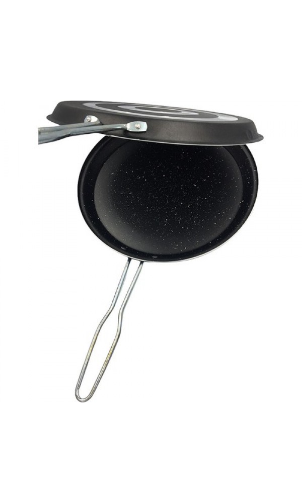 BersaChef Polo Chef Çift Taraflı Granit Balık Tavası Izgarası 32CM