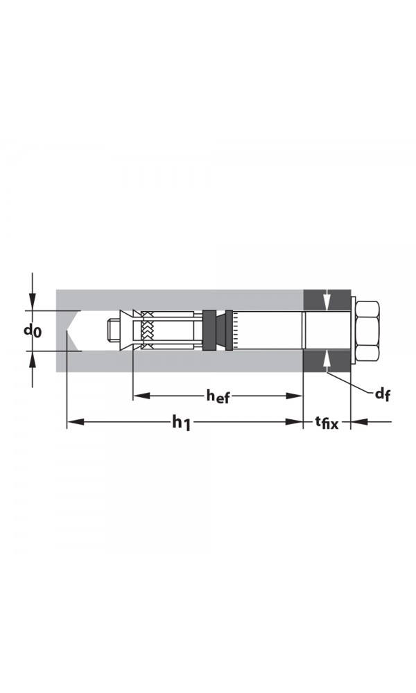 TOX - DUAL FORCE 18/40 ÇELİK AĞIR YÜK  DÜBELİ