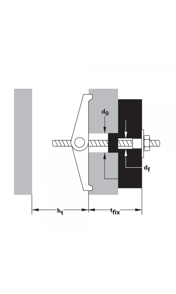 TOX - OESSA SPAGET M10 PARAŞÜT DÜBEL ( 10 ADET )