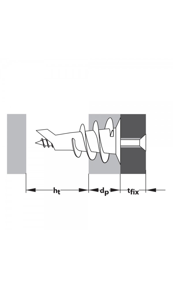 TOX - SPİRAL ALÇIPAN DÜBELİ ( 50 ADET )