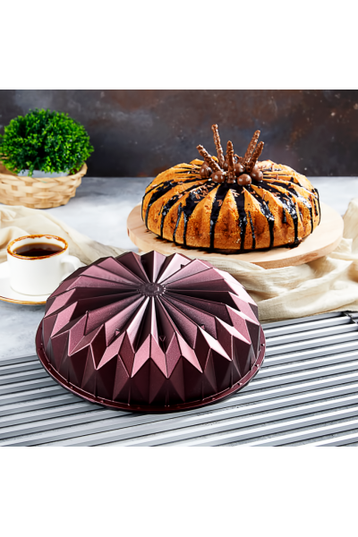 BersaChef Diamond Döküm Granit Kek Kalıbı Yapışmaz Yanmaz 26cm