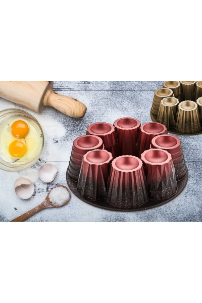 BersaChef Elissa Döküm Granit Kek Kalıbı Yapışmaz Yanmaz 26cm