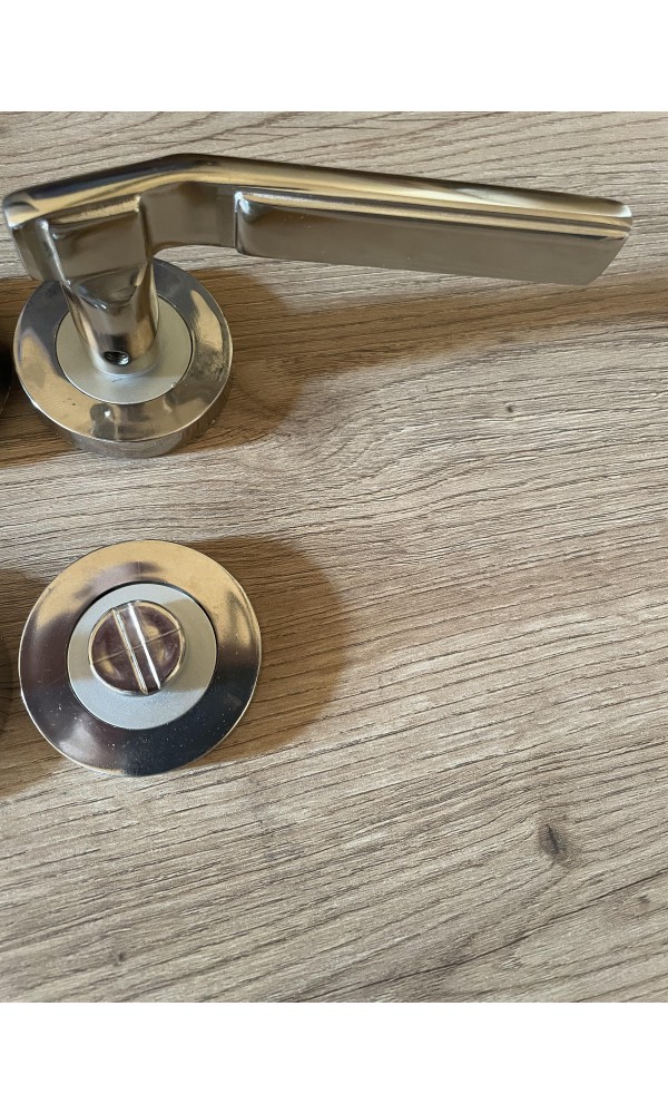 Bersa Yapı Azra Rozetli Wc Kapı Kolu Nikel Saten 1 Takım