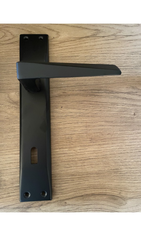 Bersa Yapı Prizma Aynalı Oda Kapı Kolu Siyah 1 Takım