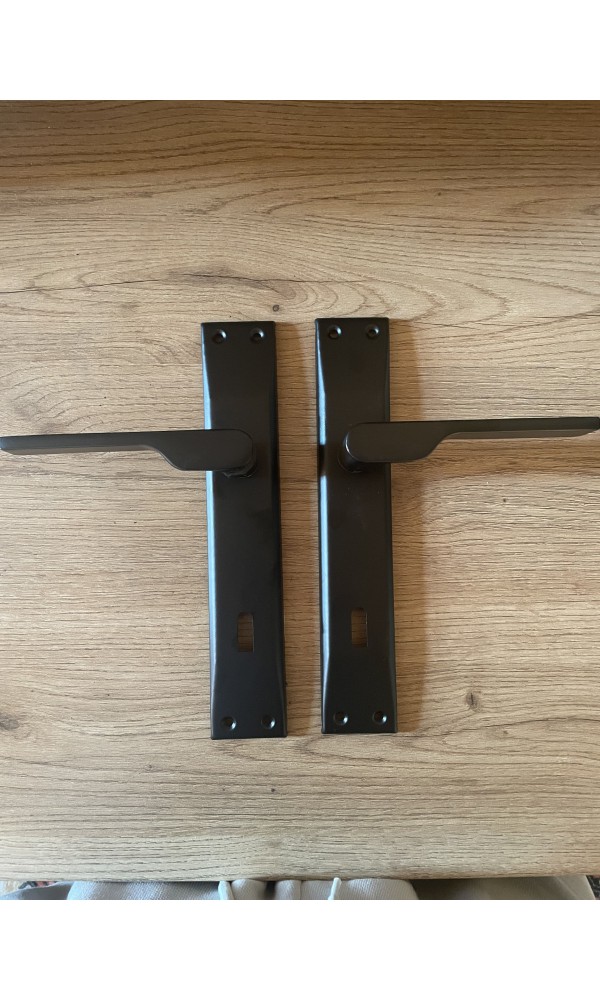 Bersa Yapı Veroni Aynalı Oda Kapı Kolu Siyah 1 Takım