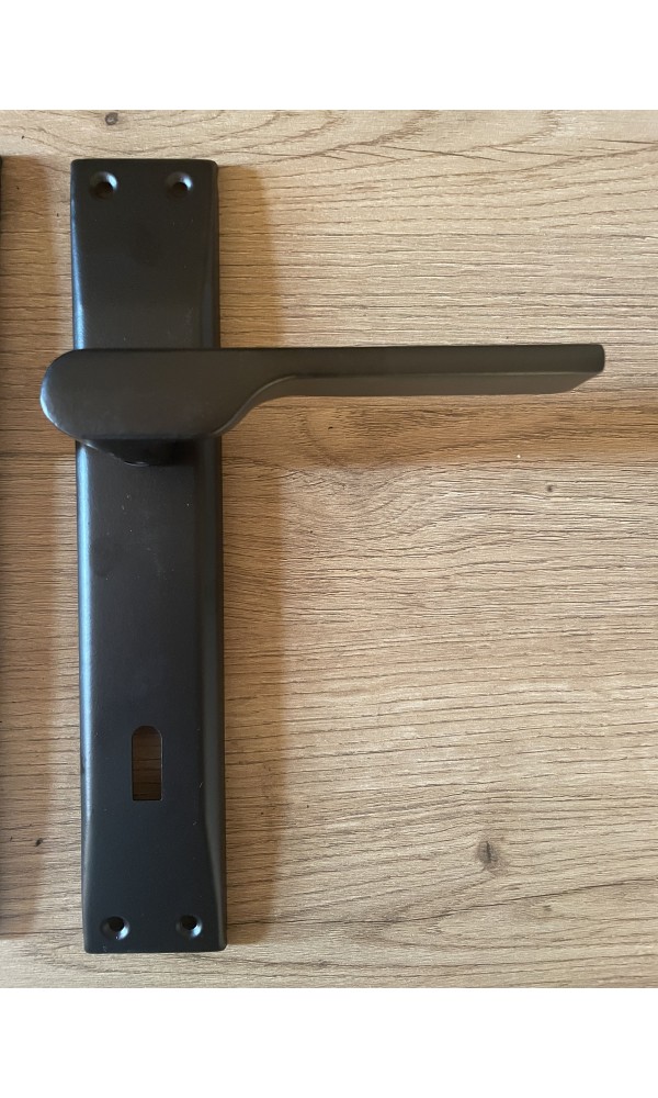 Bersa Yapı Veroni Aynalı Oda Kapı Kolu Siyah 1 Takım