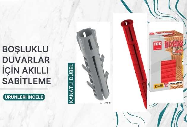 Kanatlı Dübel
