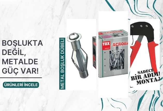 Metal Boşluk Dübeli