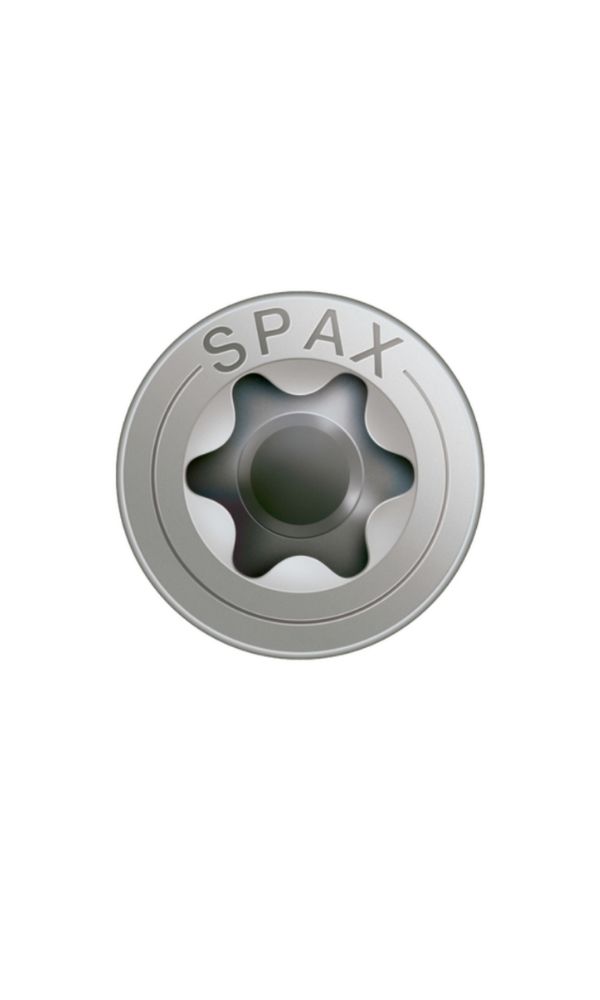 SPAX A2 Paslanmaz Vida, 4 x 50 mm, 200 Adet, Yarım Dişli, Havşa Başlı, T-STAR plus T20, 4KESİCİ UÇlu, A2 Paslanmaz