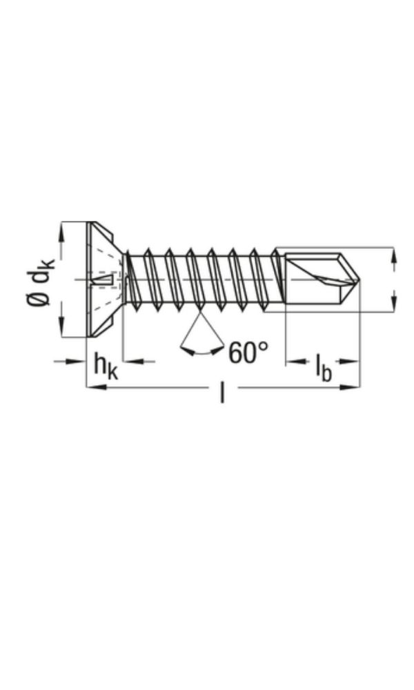 FEX-A Matkap Uçlu Pencere Vidası, 3,9 x 32 mm, 1.000 Adet, Kaba Dişli, Havşa Başlı, Yıldız H2, Matkap Uçlu, Titan Gümüş Kaplama
