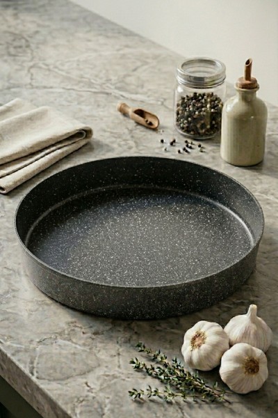 Hamarat Granit Fırın Tepsisi 22 cm - Gri