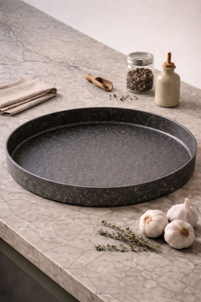 Hamarat Granit Fırın Tepsisi 40 cm - Gri Hamarat Granit Fırın Tepsisi 40 cm - Gri