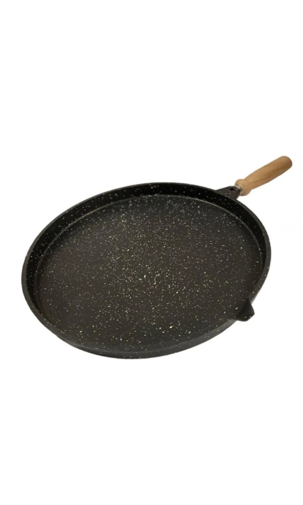 Kapaklı Döküm Granit Balık ve Börek Tavası 34 cm
