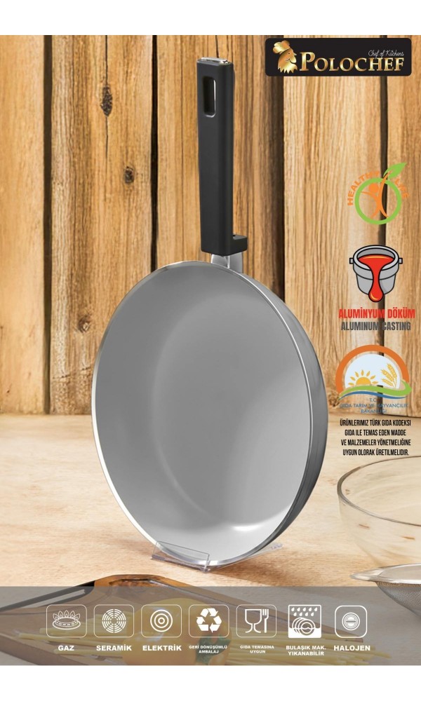 Vista Seramik 7 Parça Tencere Seti Gri (20-24-26-26 cm)