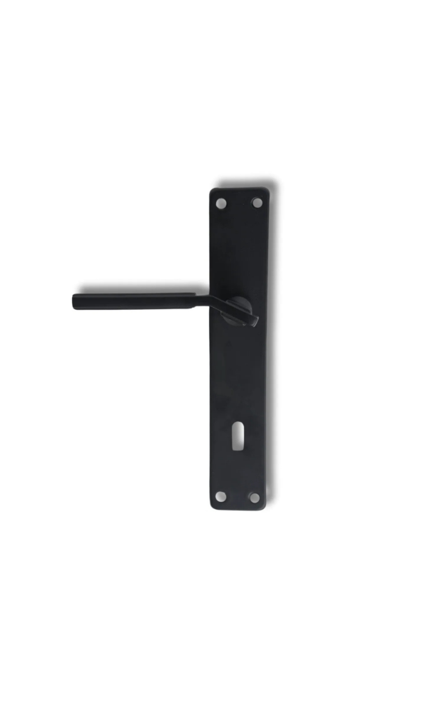 Azra Aynalı Elisa Ayna Oda Kapı Kolu Siyah 1 takım (Montaj vidaları dahildir.)