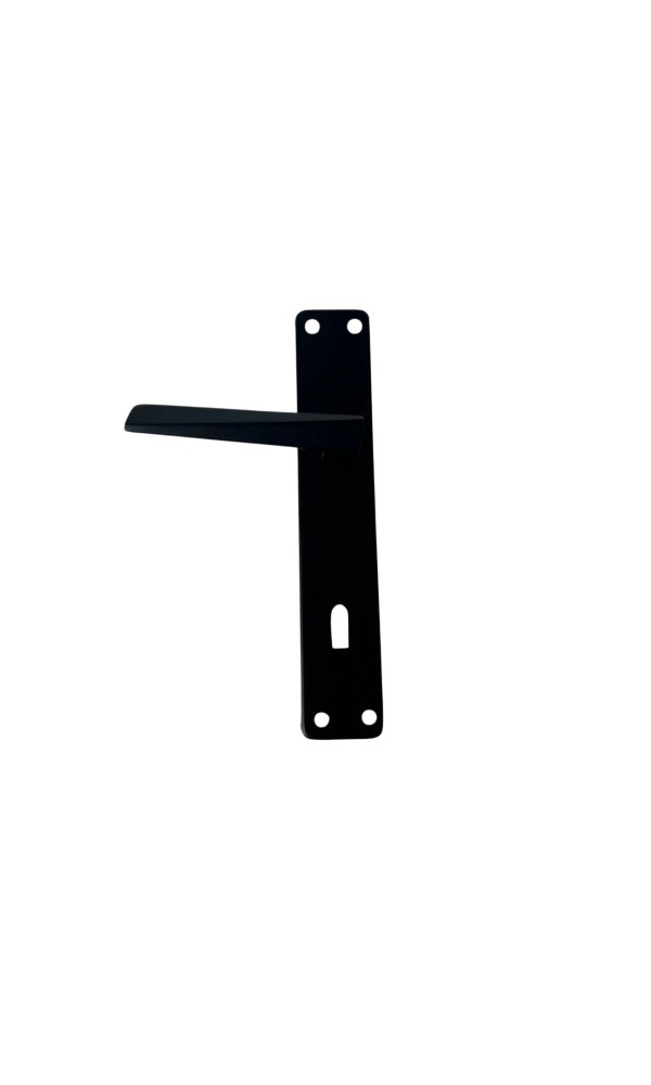 Prizma Aynalı Elisa Ayna Oda Kapı Kolu Siyah 1 takım (Montaj vidaları dahildir.)